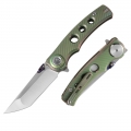 M390 Pocket Knife with Titanium Handle and Button lock system (Our Patents)